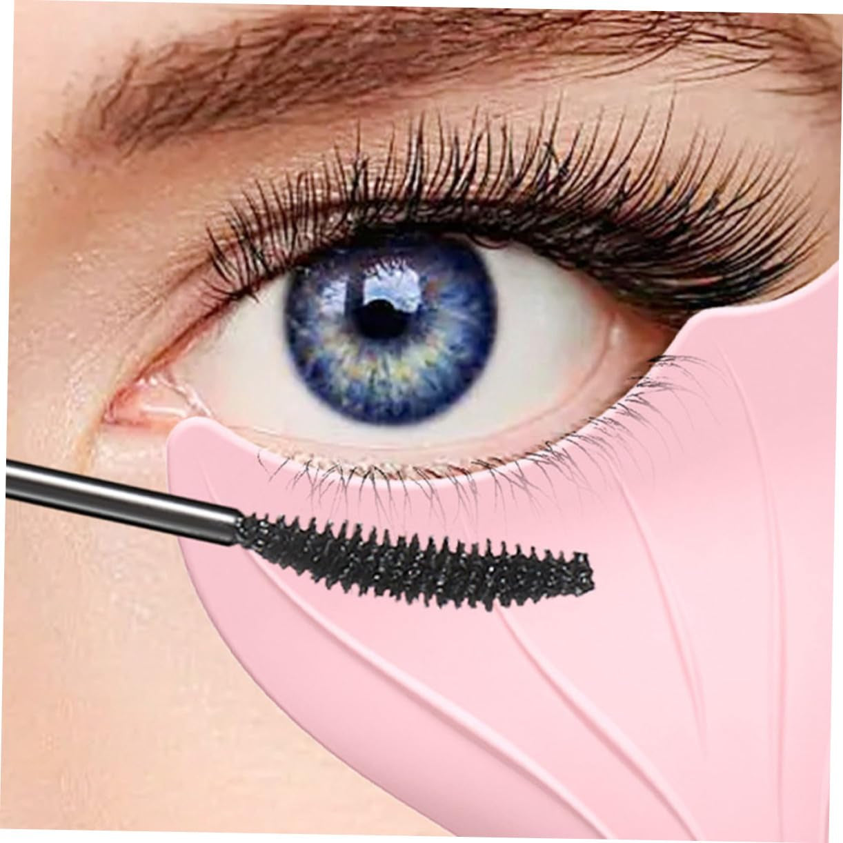 2Pcs Mascara Brush Makeup Silicone Eyeliner Silicone Make up Tools Eyeliner Aid Silicone Eye Make up Tools Eye Makeup Tool Eyeliner Make up Eyeliner Stencils