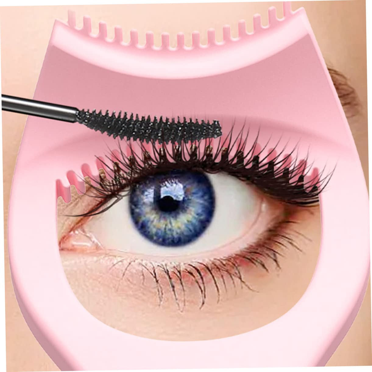 2Pcs Mascara Brush Makeup Silicone Eyeliner Silicone Make up Tools Eyeliner Aid Silicone Eye Make up Tools Eye Makeup Tool Eyeliner Make up Eyeliner Stencils