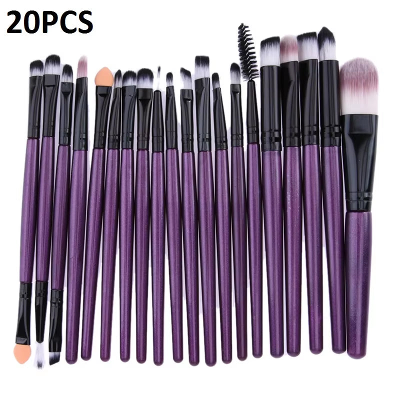 15/20Pcs Makeup Brushes Set Tools Make-Up Toiletry Kit Brand Make up Brush Set Pincel Maleta De Maquiagem Professional