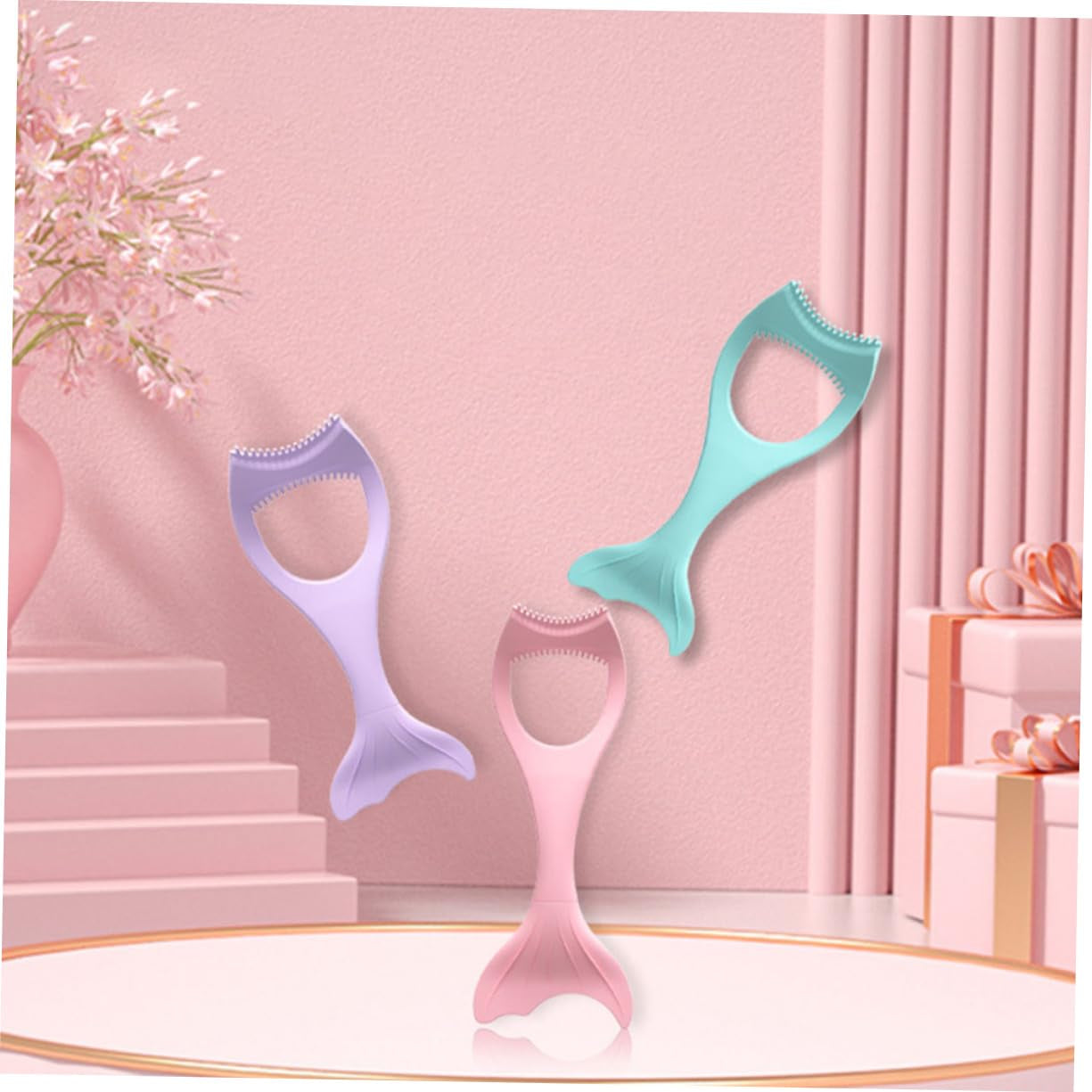 2Pcs Mascara Brush Makeup Silicone Eyeliner Silicone Make up Tools Eyeliner Aid Silicone Eye Make up Tools Eye Makeup Tool Eyeliner Make up Eyeliner Stencils