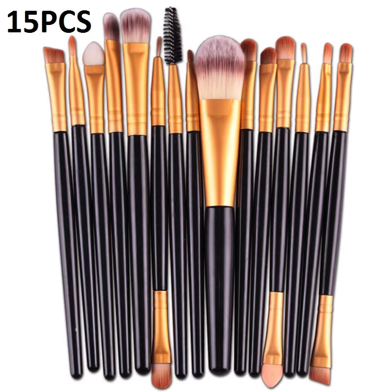 15/20Pcs Makeup Brushes Set Tools Make-Up Toiletry Kit Brand Make up Brush Set Pincel Maleta De Maquiagem Professional