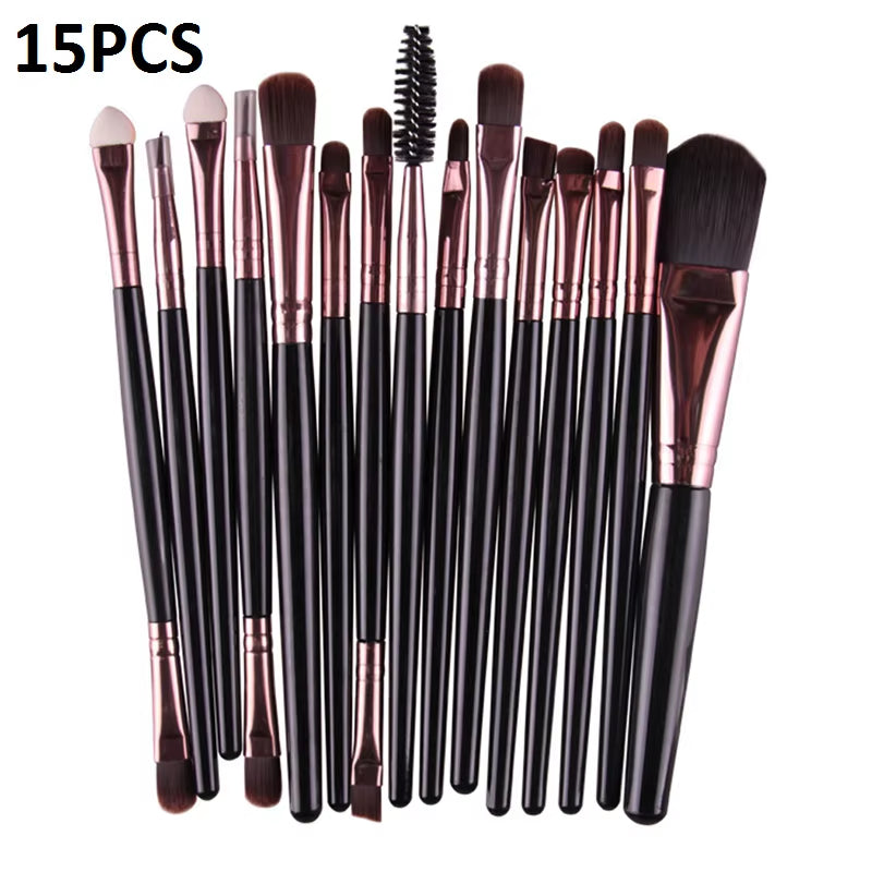 15/20Pcs Makeup Brushes Set Tools Make-Up Toiletry Kit Brand Make up Brush Set Pincel Maleta De Maquiagem Professional