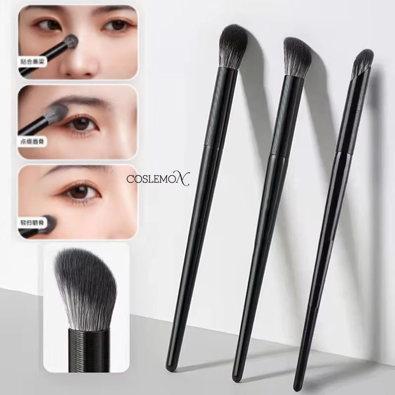 3Pcs Make up Brushes Nose Shadow Eye Concealer Face Brush Oblique Angled Contour Flame Highlight Cosmetic Beauty Make up Tool