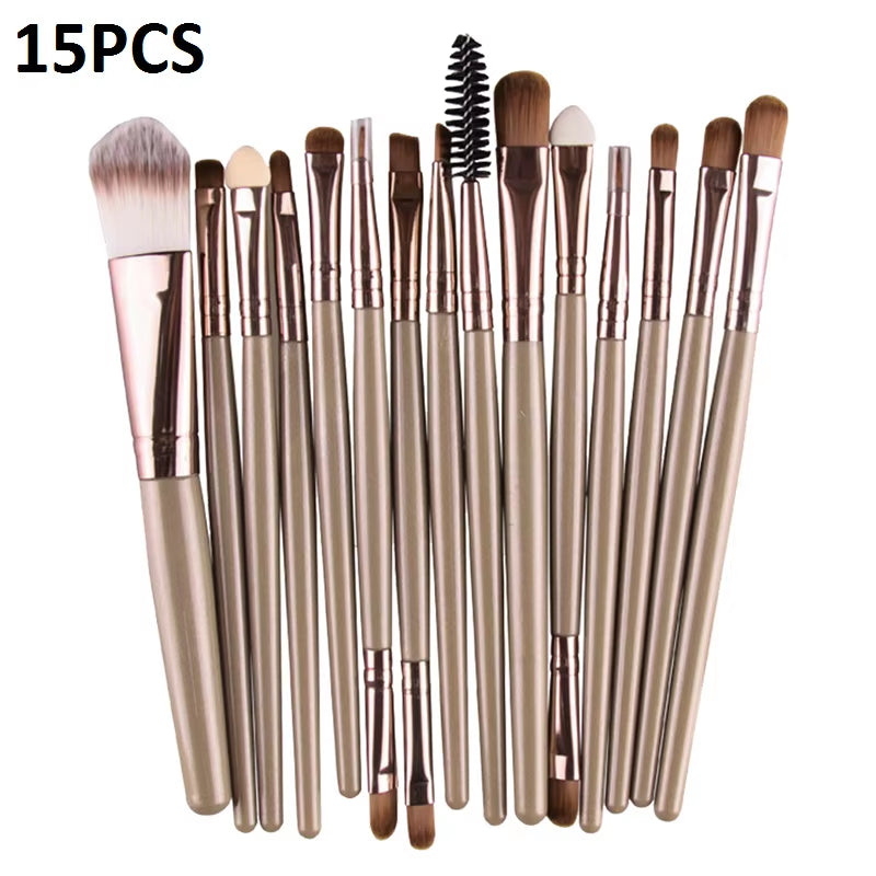 15/20Pcs Makeup Brushes Set Tools Make-Up Toiletry Kit Brand Make up Brush Set Pincel Maleta De Maquiagem Professional